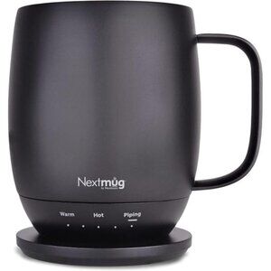 Temperature-Controlled, Self-Heating Coffee Mug (Black - 14 oz.)